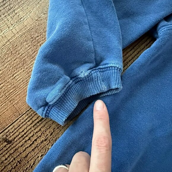 Vintage Men’s size Medium Marco Island Blue Crewneck Pullover Sweatshirt - Picture 6 of 15